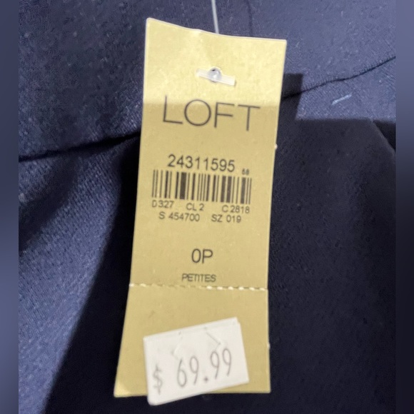 Loft navy dress pants. - Picture 3 of 5